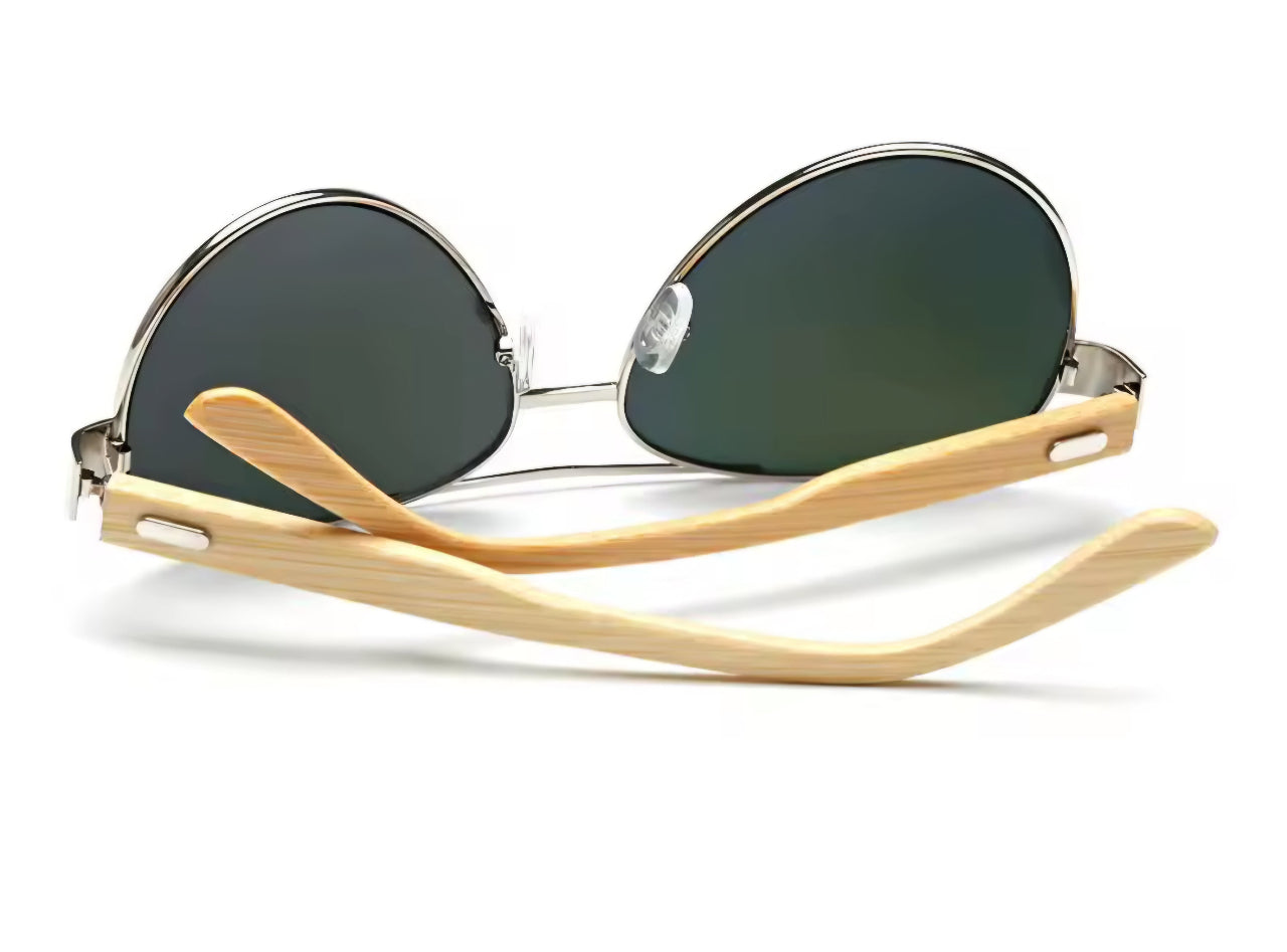 Piloten Sonnenbrille mit Wunschgravur und Ansicht von hinten - Meisenberger Laser & Gravur