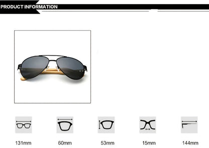 Piloten Sonnenbrille mit Wunschgravur und maße ansicht vono vorne zusammengeklappt mit maßen unsten stehend - Meisenberger Laser & Gravur